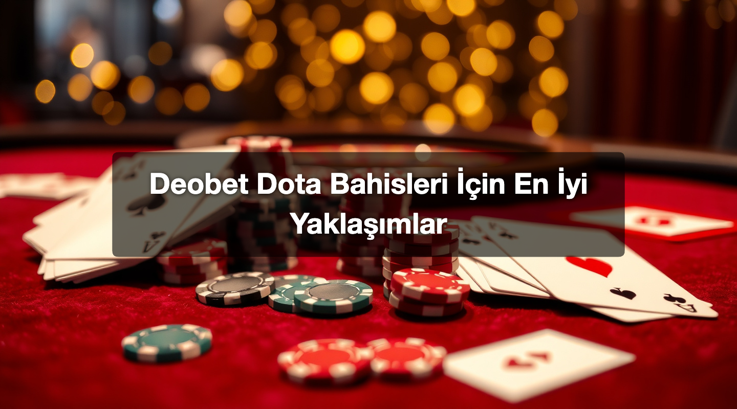 Deobet Dota Bahisleri İçin En İyi Yaklaşımlar